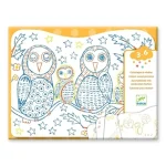 Colouring: 'Owl and Friends'