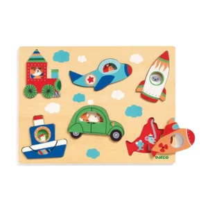 Encajable Coucou-Vroum: Stacking & Snapping Toys