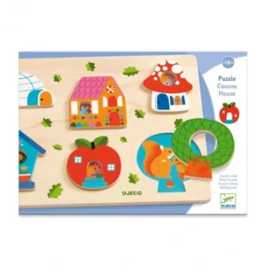 Wooden Puzzles: 'Coucou House'