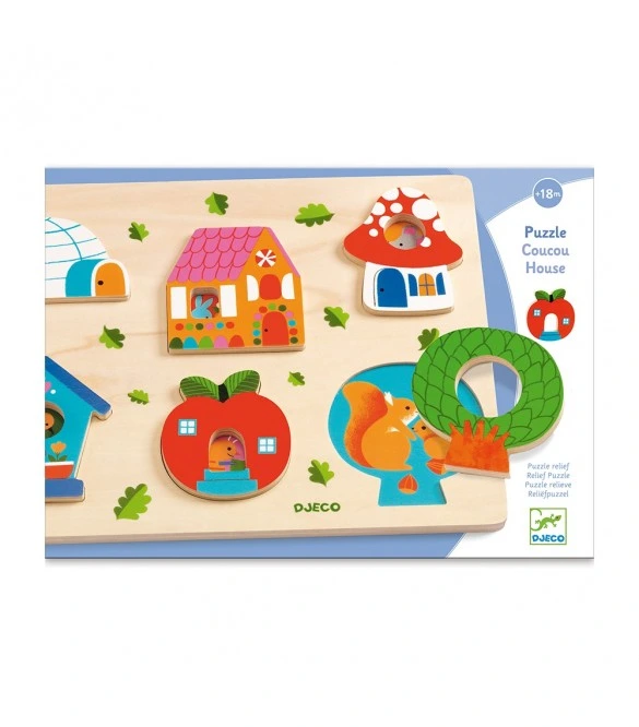 Wooden Puzzles: 'Coucou House'