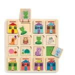 Wooden Puzzles: 'Animals and their Homes'