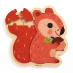 Wooden Puzzle: 'Squirrel 16 pcs.'