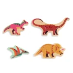 Wooden Peg Puzzles 22 pcs.: 'Dinosaurs' 01832