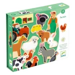 Wooden Magnets: 'Farm 24 pcs.'