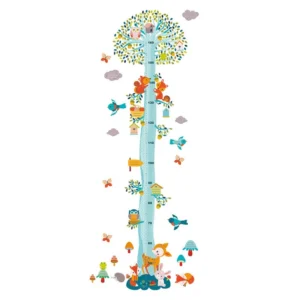 Height Chart Sticker: 'Animals in the Tree'