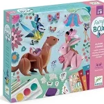 Fabric Toy Box/Stool: 'Stars (Rocket)'