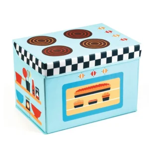 Fabric Toy Box/Stool: 'Kitchen'