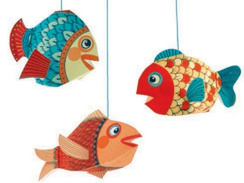 Paper Craft: 'Hanging Decorative Fish' 04953 - Image 2