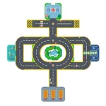 Giant Puzzle Racetrack 'City' 26 pcs.