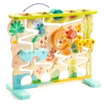 Wooden toboggan - fine motor skill slide 'Jungle'