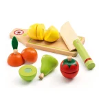 Wooden role-playing game - division Vegetables and fruits