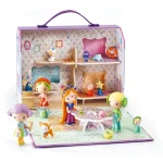 Tinyly Dollhouse in Suitcase 'Caravan' (Includes Bluchka & Indie figures)