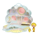 Tinyly dollhouse in a 'Cloud' suitcase (Includes Sunny & Mia figures)