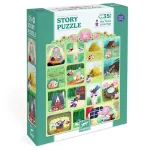 Puzzle fairy tale with 35 pieces 'The Three Little Pigs'