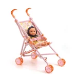 Doll Stroller Foldable Flowers 07841
