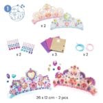 DIY Σετ 5 Διαφορετικών Χειροτεχνιών με Γκλίτερ "Πριγκίπισσες" 07934