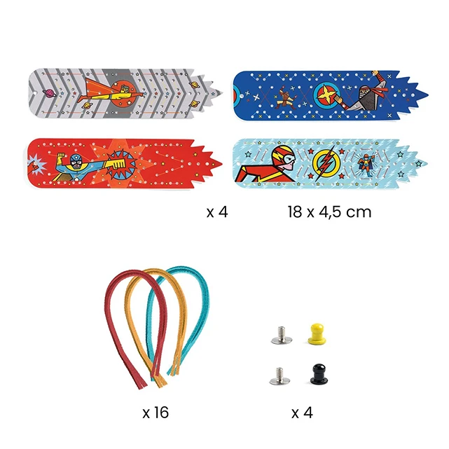 DIY Superheroes Wristbands 07978 - Image 4