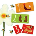 10 Puzzles with 2 pieces Learning numbers 08151