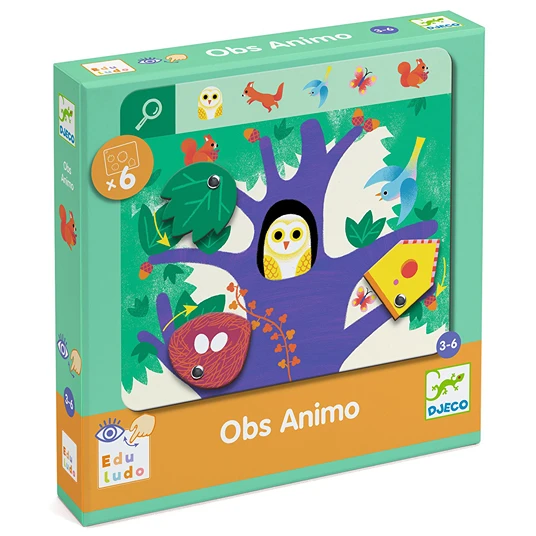 Educational observation game 'Animals'
