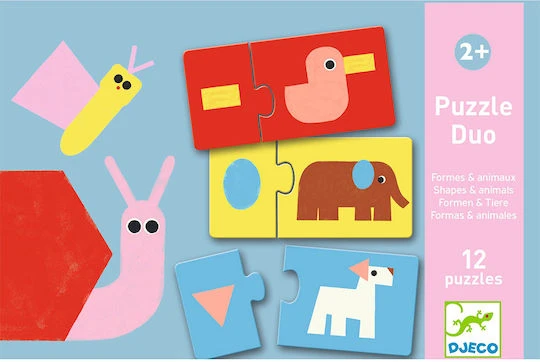 Puzzle Duo Shapes & Animals 08256 - Image 2