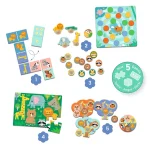 5-in-1 Board Game Set 'Savannah Animals' 08276