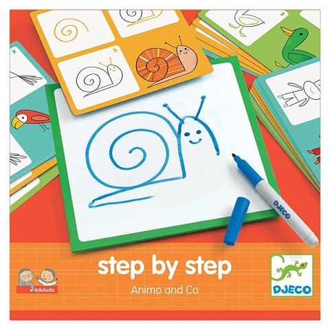Step-by-step drawing animals