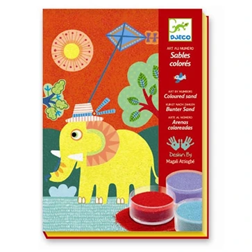 Colouring with Sands - Elephant