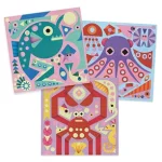 Coloring with phosphorescent sand Sea animals 08679
