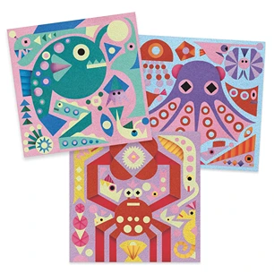 Coloring with phosphorescent sand Sea animals 08679 - Image 2