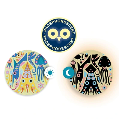 Coloring with phosphorescent sand Sea animals 08679 - Image 5