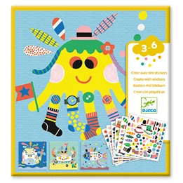 Create with stickers Sea animals