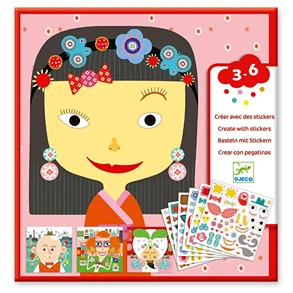 Create pictures with stickers Faces