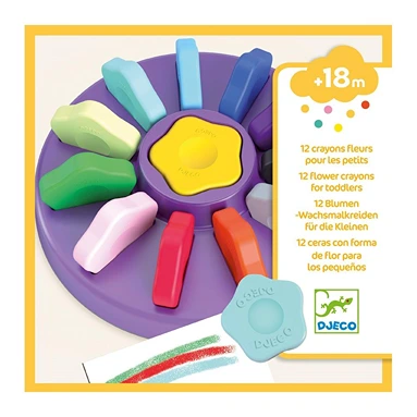 12 Crayons for toddlers +18 months