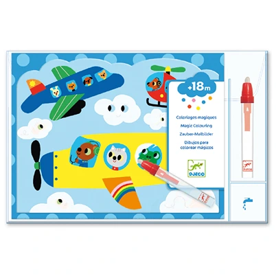 Water-based marker drawing set - Airplanes 09061