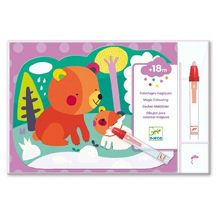 Magic Painting with Water Pen: “Teddy Bears and Animals” 09064