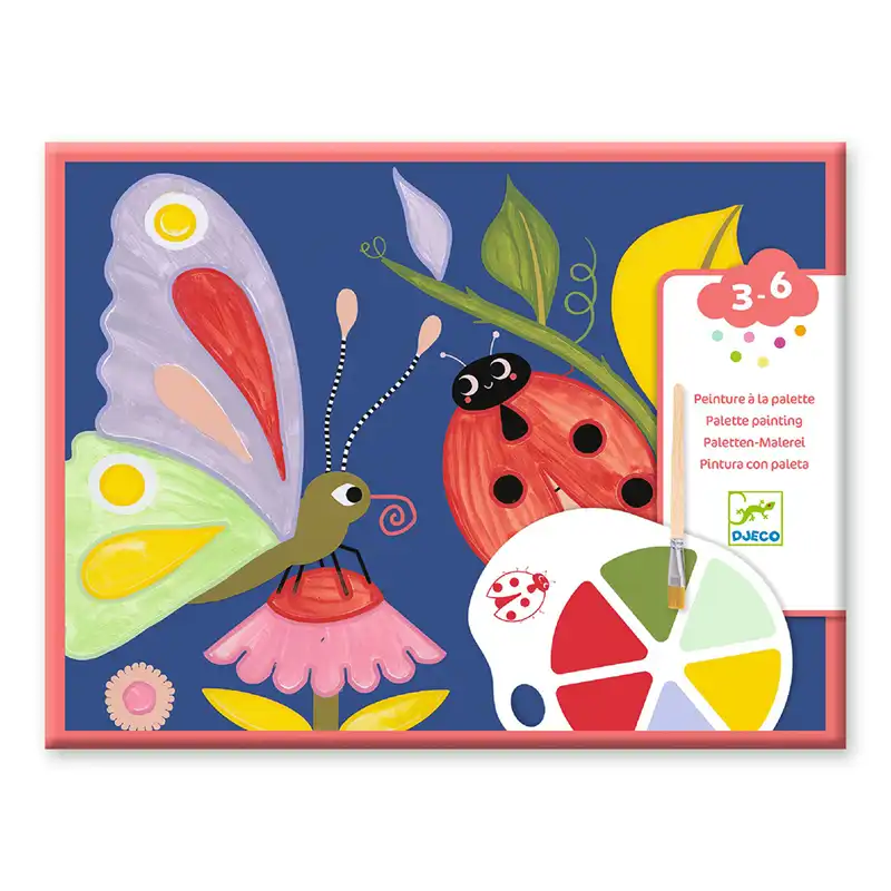 Painting with watercolors 'Cute insects' 09134