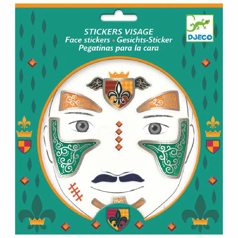 Face Stickers - Knight 09216