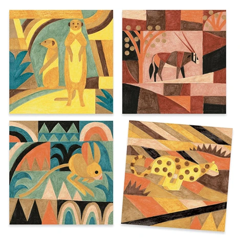 Inspired by Paul Klee - Ζωγραφική με Ακουαρέλα Ζωάκια στη Φύση 09373 - Image 2