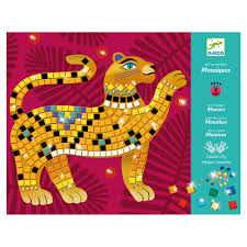 Mosaic Craft with Metallic Effect Jungle Animals 09422