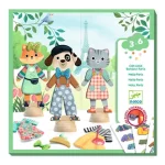 Dress Up with Stickers Wooden Figures 'Paris'