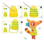 Painting Set - The Fox Family 09897