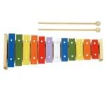 New Classic Toys Xylophone 12 notes Europe on wooden base made in E.E. code 10218