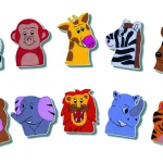 Puppet Theater & Hand Puppets: Wild Animals with Finger Puppets