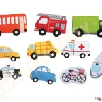 Land Transport Felt Set – 10 Pieces