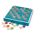 6 in 1 wooden memory board game 'Fishies'