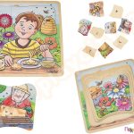 Wooden 5 Layer Puzzle: The Honey