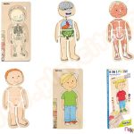 Layered Puzzle My Body: Boy