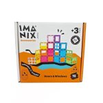 Magnetic Construction Toy 'Doors and Windows' 16 pcs.