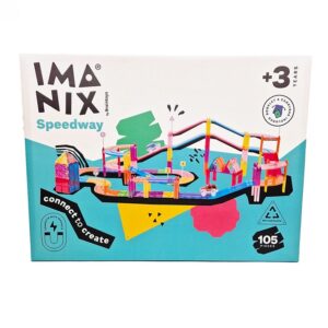 Magnetic Construction Toy Roadway 105 pcs.