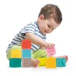 6 sensory balls and 6 stacking and sorting cubes 30141